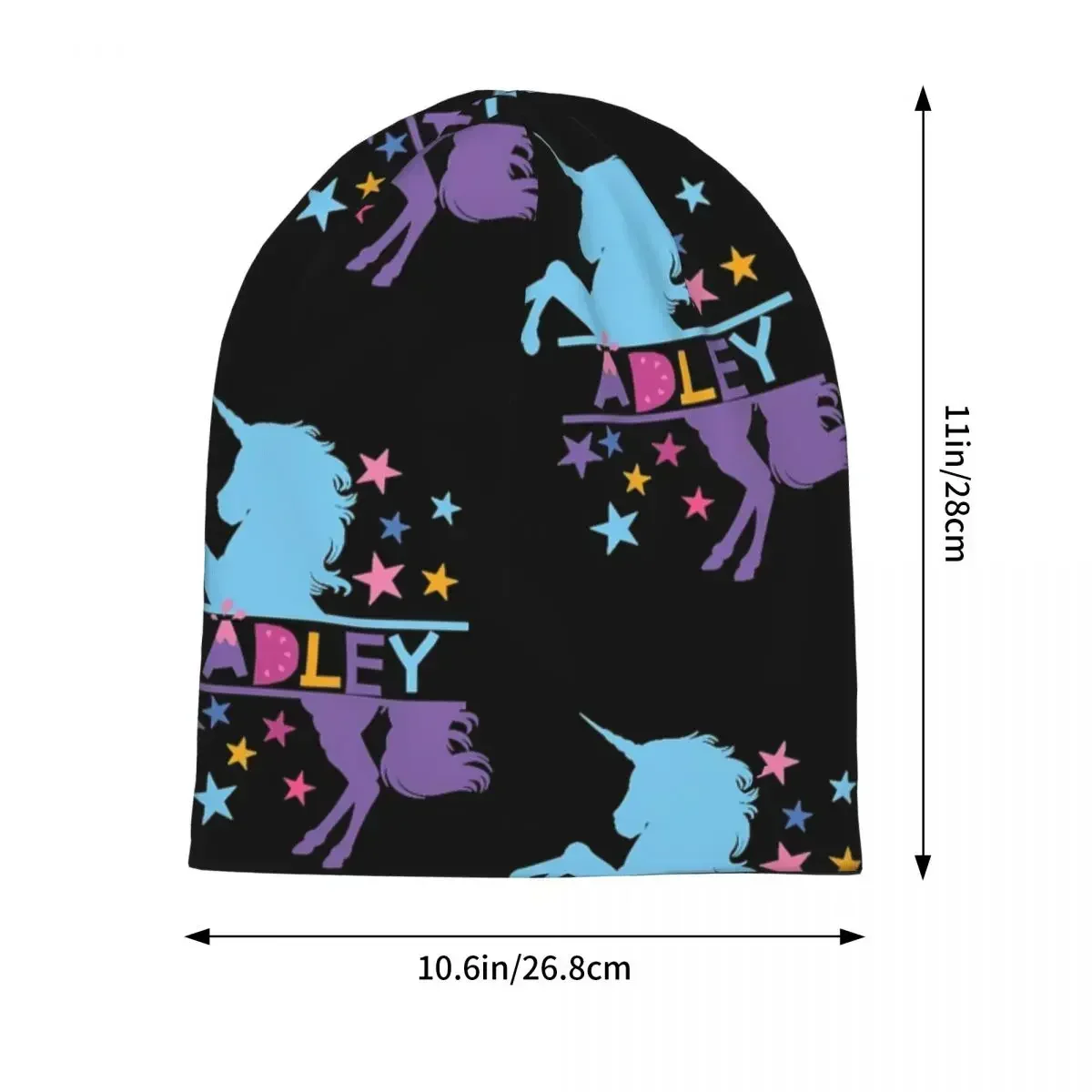 Adley Unicorns Kids Men Women Adult Beanies Caps Knitted Bonnet Hat Warm Fashion Autumn Winter Outdoor Skullies Hats