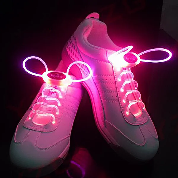 

Led Flashing Shoelaces 4 Pair/Set Mixed Color Glow In The Dark Luminous Shoe Lights For Sneakers Sports Accessories