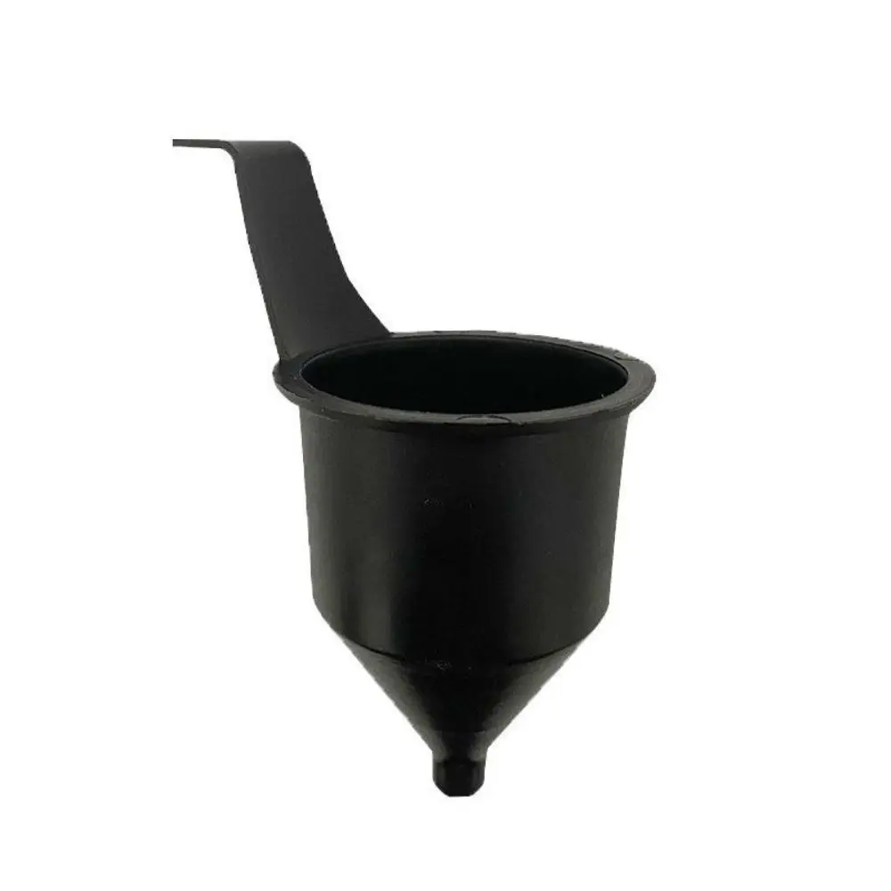 Embudos de plástico negro, taza de medición de viscosidad, espesor de consistencia líquida, medida de pintura, barniz, laca, tintas, herramienta de