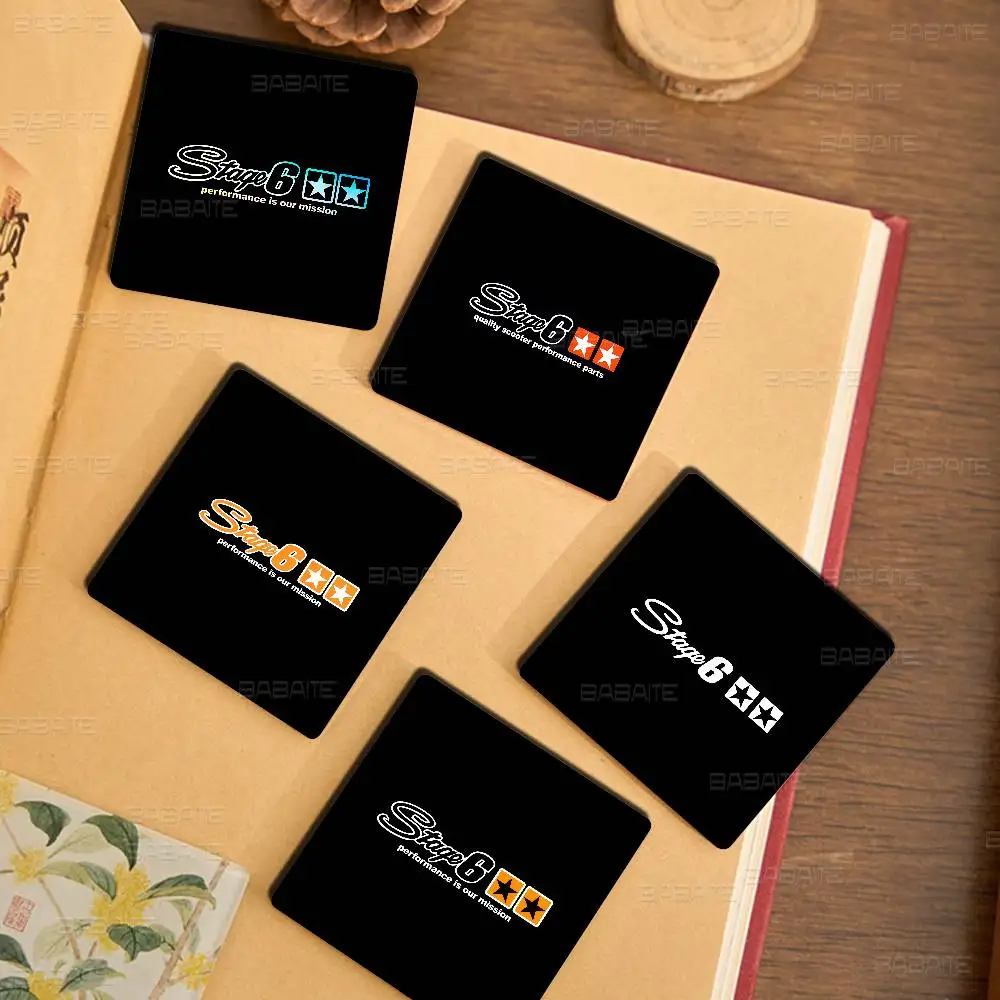 Fashion S-Stickers S-Stages 6 Personalized Picture Refrigerator Magnets Square Wedding Favors Magnetic Decoration Craft