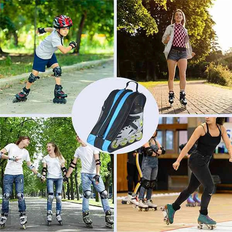 ABRT-Skate Bag Roller Skate Bag, Skate Bag Fits Quad Skates, Inline Skates And Most Roller Skate Replacement Parts Accessories
