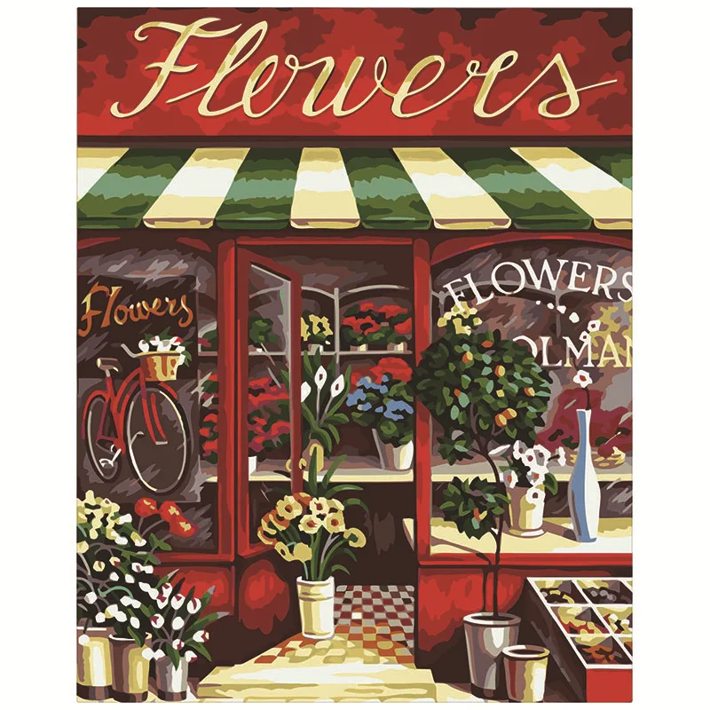 

5112071 Digital oil painting living room decorative painting sofa background wall hanging painting