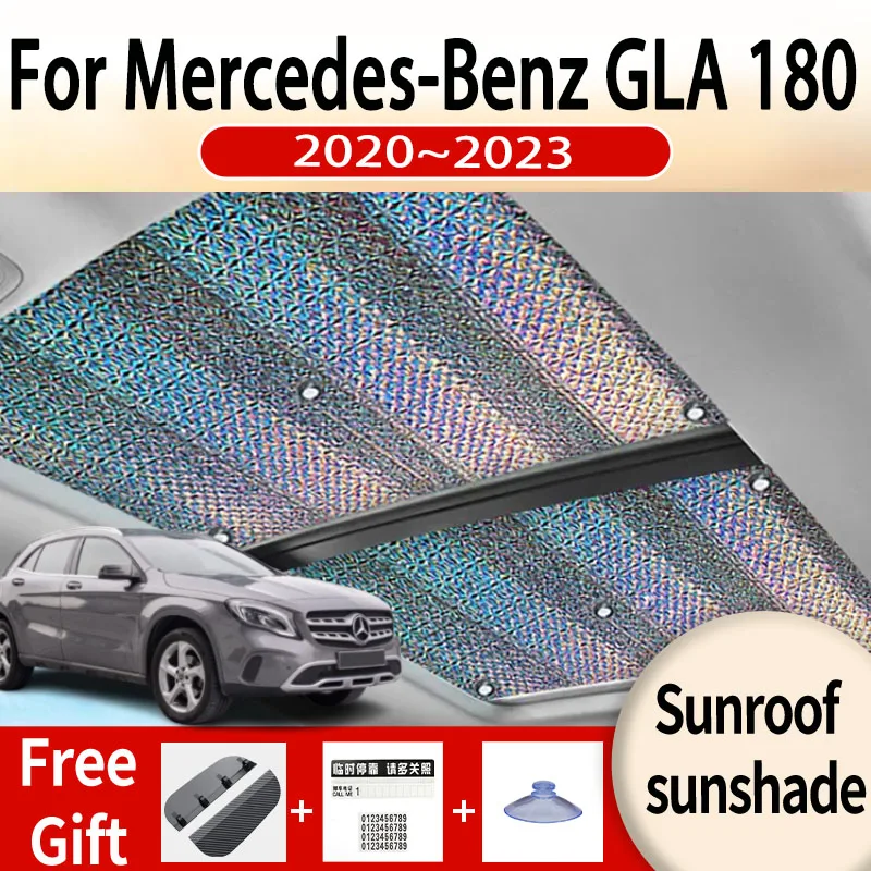 

For Mercedes-Benz GLA 180 H247 2020~2023 2022 Car Sunroof Sunshade Panoramic Windshield Sunshade Anti-ultraviolet Auto Accessori