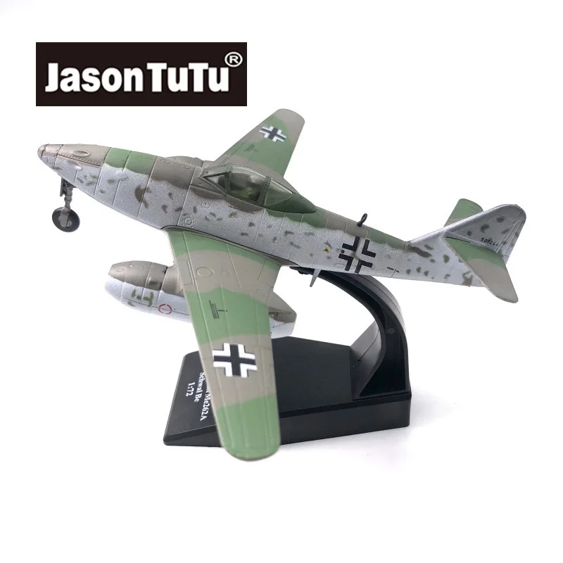 JASON TUTU 1/72 Scale Messerschmitt Me-262 Fighter Alloy Military Aircraft Model Diecast Metal Model Plane Drop shipping