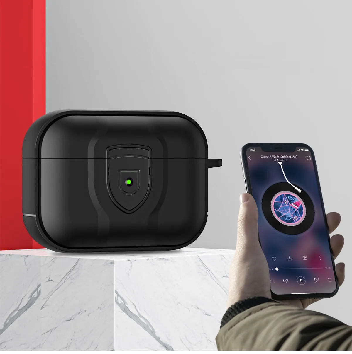 2022 AirPods Pro 2 케이스 이어폰 액세서리 AirPod Pro 갑옷 쉴드 AirPods Pro 2 3 Pro 2 1 케이스 커버 용 보안 잠금 장치