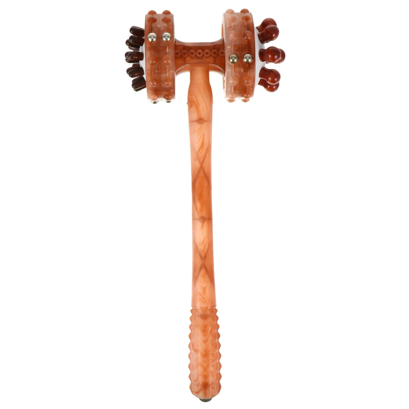 

Practical Massager Knocking Massage Hammer Fine Polished Surface Rounded Without Burr for Whole Body Relaxation