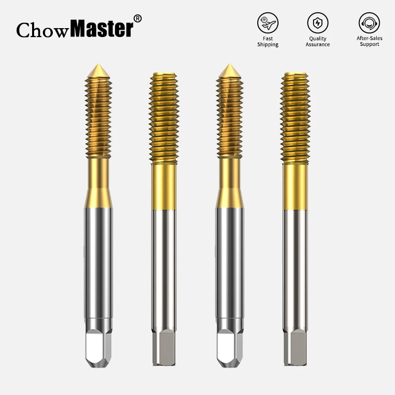 

Chowmaster HSS-E Бесключевой формовочный метчик M3-M12 Спиральные экструзионные метчики с покрытием для нержавеющей стали