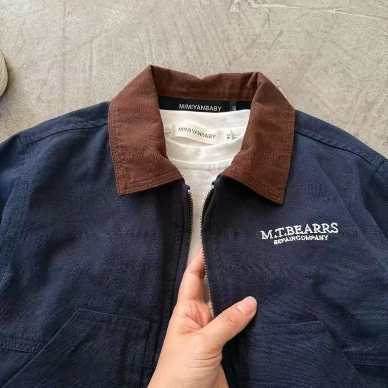 2026 UNITIM Kinder-Jungen-Herbstjacken 2-10 Jahre, Jungen-Mantel mit Kragen und Patchwork-Design, Vielseitige Freizeitjacken für Teenager – Detail 9