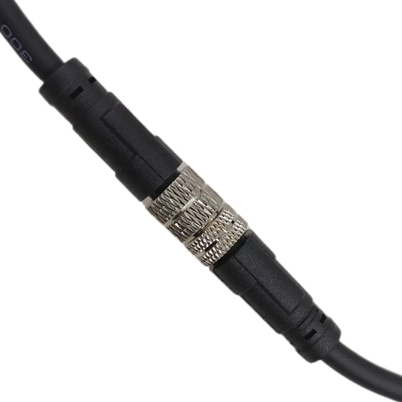 Sensor Connector Cable M8 Waterproof plug Male&Female Straight Angle 4 5 Pin +2m PVC line