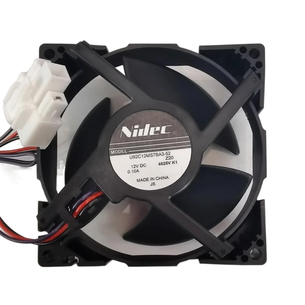 DC12V Refrigerator Fan for Midea Freezing Cooling Fan BCD-186WM/166WM/165WM/207WM Refrigerators Freezer Cooler Accessories 9.2CM