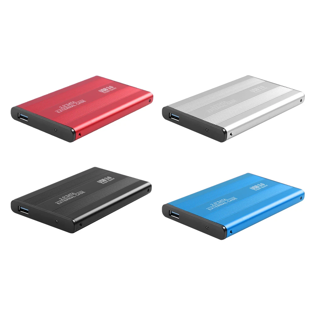 

USB 3.0 Hard Disk Enclosure Aluminum Alloy 2.5 inch SATA HDD SSD Mobile Case Box for Office Caring Computer Supplies