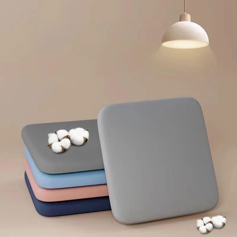 Coussin de chaise de bureau respirant et rebondissant, 40/45CM, coussin de taille épais, coussin de siège ultra doux en mousse à mémoire de forme, 1 pièce