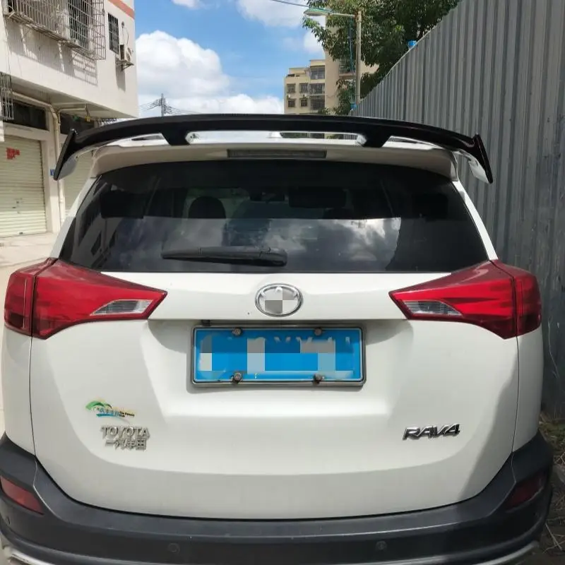 

Для Toyota RAV4 2003-2025 лет, спойлер на крышу, крыло, АБС-пластик, багажник автомобиля, хвост, аксессуары для губ, комплект кузова, глянцевый черный