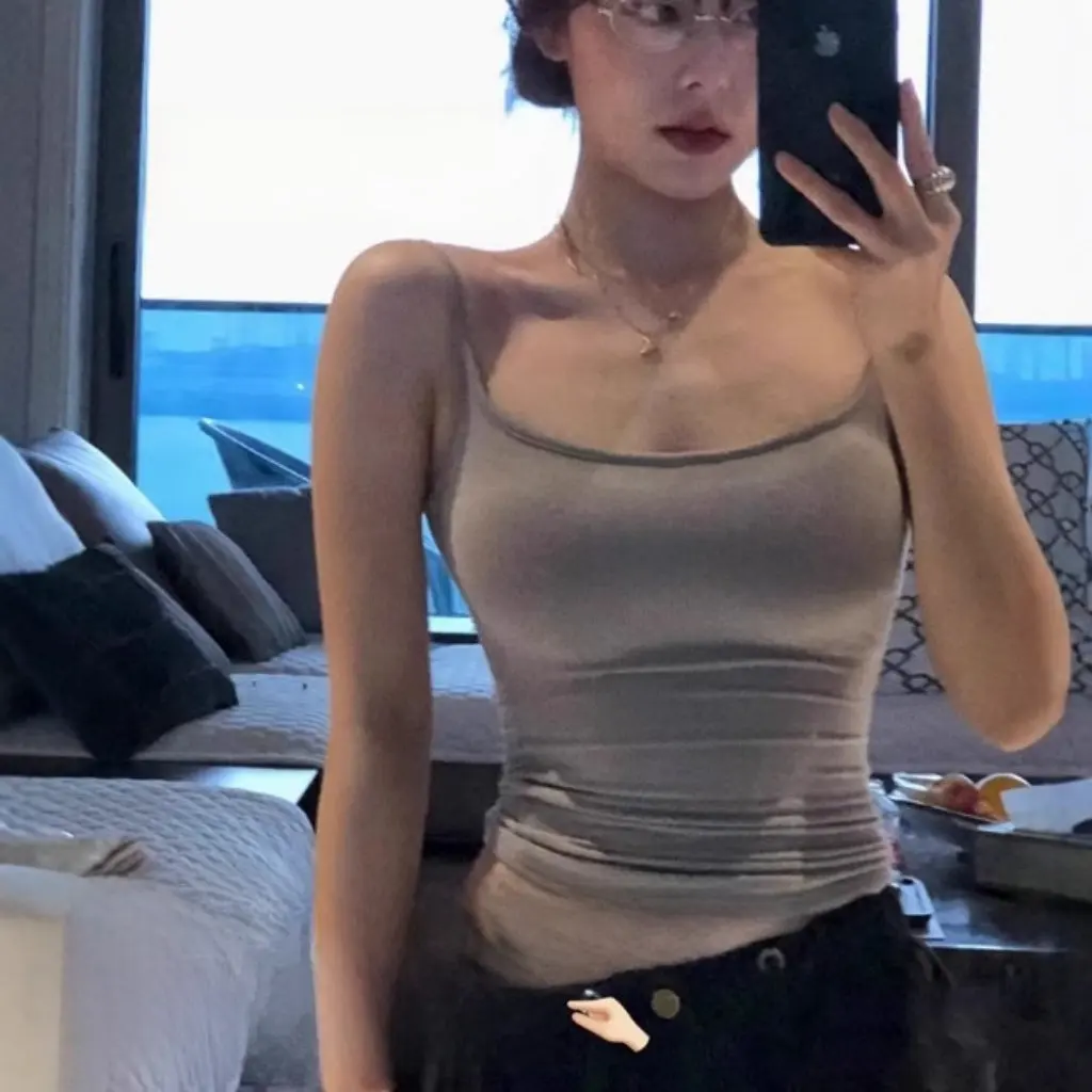 

Tactical Chest Sling Vest Cartoon Print Lightweight Summer Top Women's Self-contained Chest Pad Exterior Expansion Base Layer