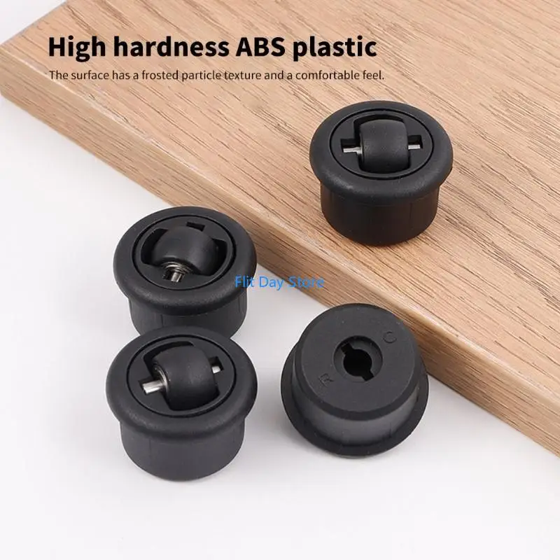 F92C 10pcs Furniture Bottom Wheel with 360 Degree Rotation Universal Directional Casters set for Flexible & Quiet  Movement