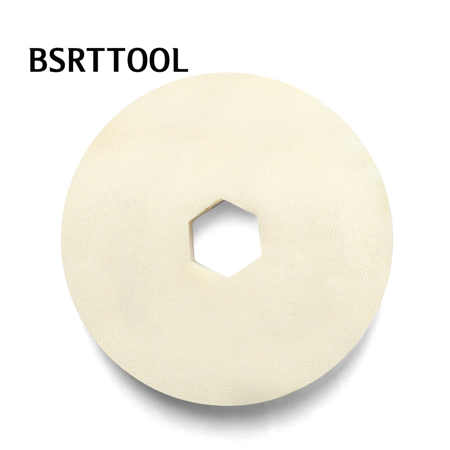BSRTTOOL Snail Lock Back Holder White Plastic Backer PadsFor Polishing Pads Plastic Self Gripping Hook & Loop Backing Disc