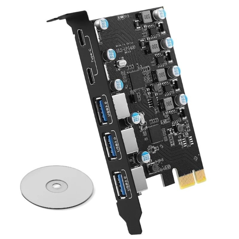 

PCIE Board PCIE USB3.0 Adapter USB Controllers Expansion Card for PC