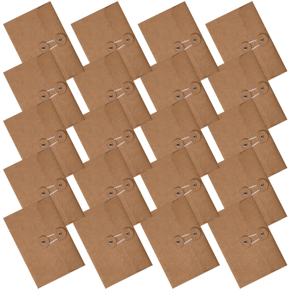 30 Stück Vintage-Kraftumschläge, multifunktionale Dateiaufbewahrung für Briefe, Dokumente, Einladungen, Karten, Hochzeit, Party, Schreibwaren