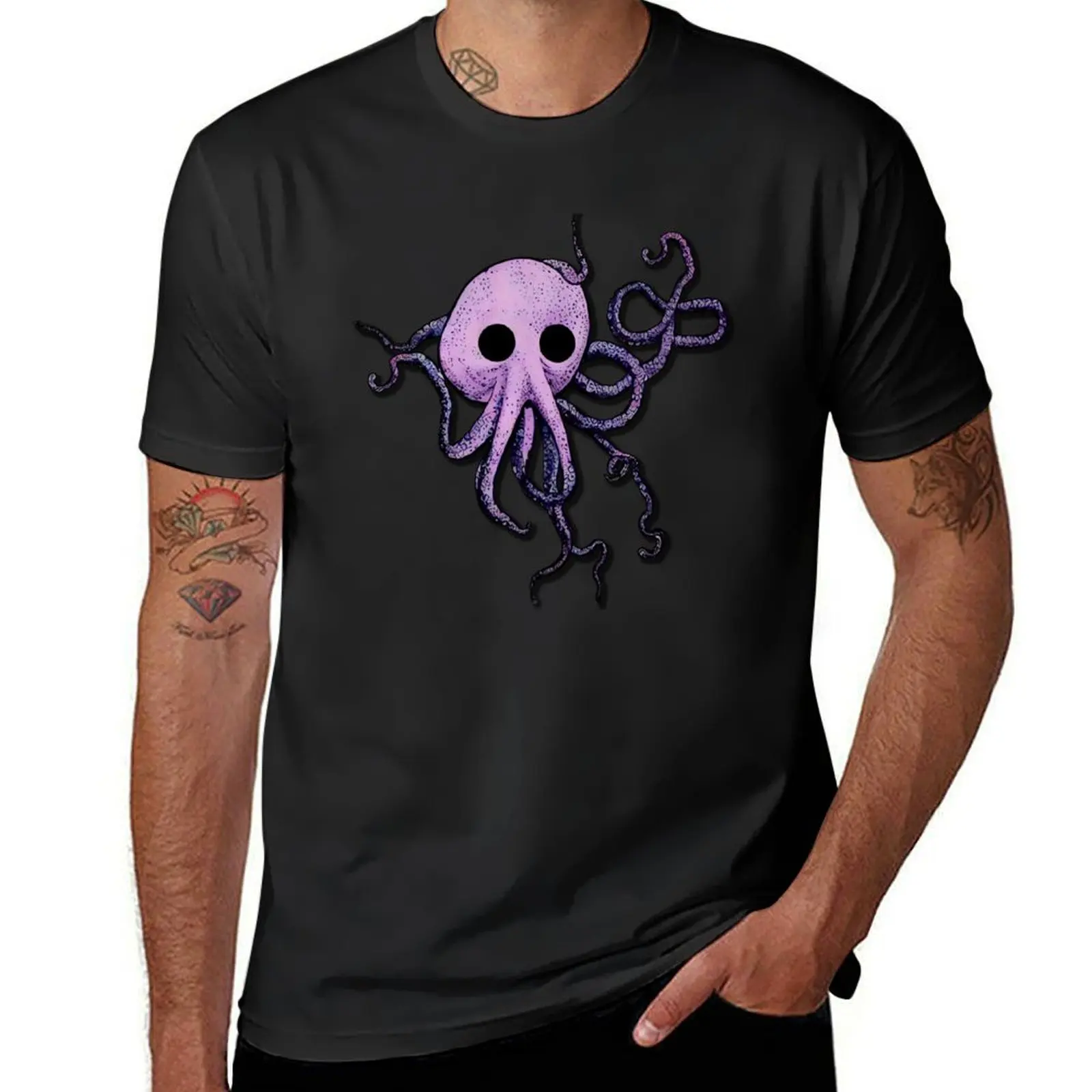 

Abyssal Octopus T-Shirt plus size tops new edition Short sleeve tee fruit of the loom mens t shirts