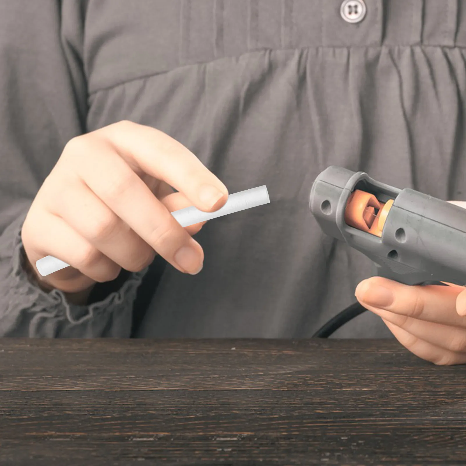 

70Pcs Hot Melt Glue Sticks Transparent Strong Adhesive Clear Craft Glue Stick for Wood Metal Glass DIY Projects