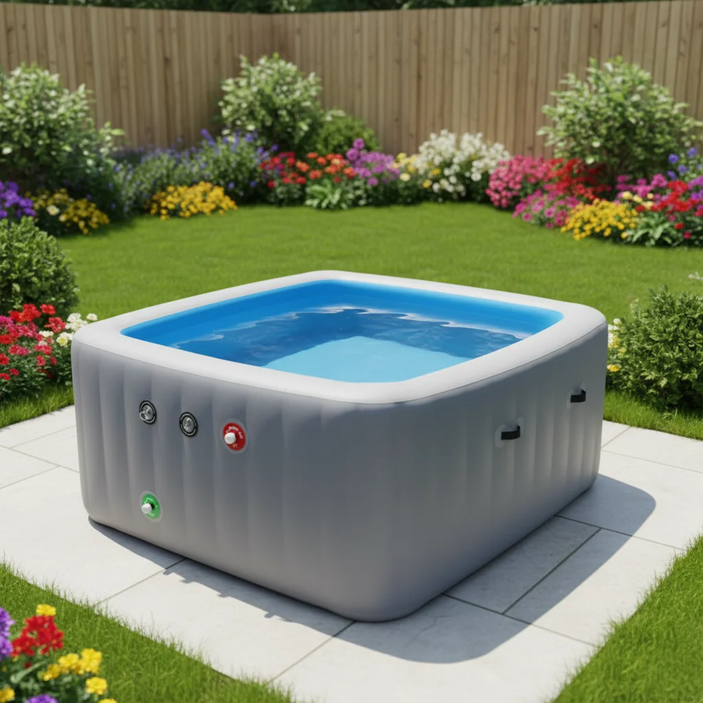 

Складной и портативный надувной бассейн из ПВХ прямоугольной формы, толщиной 10-15 см, на заказ