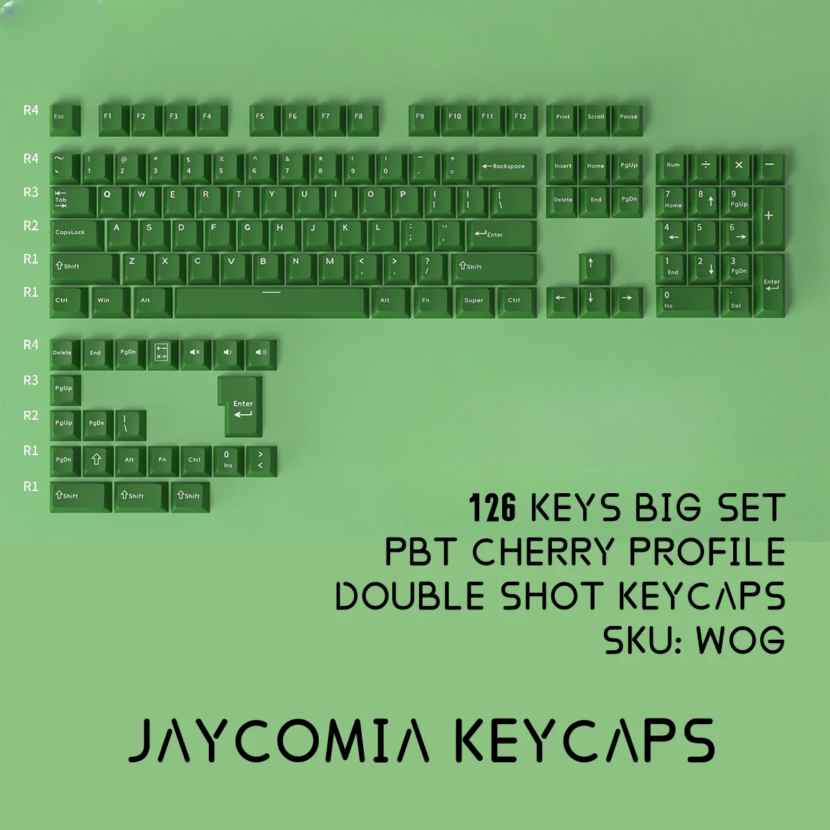 Колпачки для клавиш JCM Cherry Double Shot из материала PBT, раскладка ISO, 11 цветов на выбор, Большой Набор колпачков для клавиатуры Mehcanical Hi75 GMK75