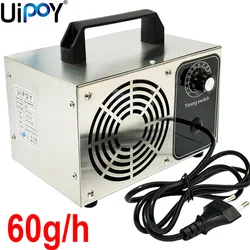 Generador de Ozono para el hogar, máquina purificadora de aire de 220v, 60g, limpiador de O3, tratamiento esterilizador, elimina el formaldehído