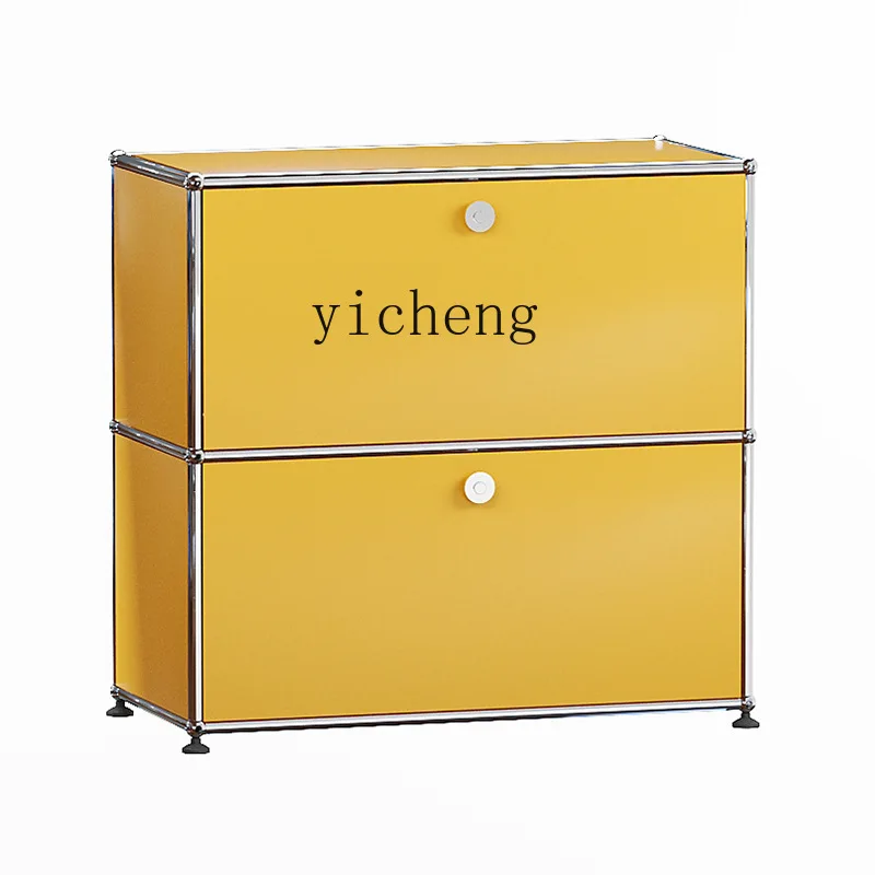 

Mid-Ancient Stainless Steel Chest of Drawers Storage TV Cabinet Simple Modern Sideboard Cabinet