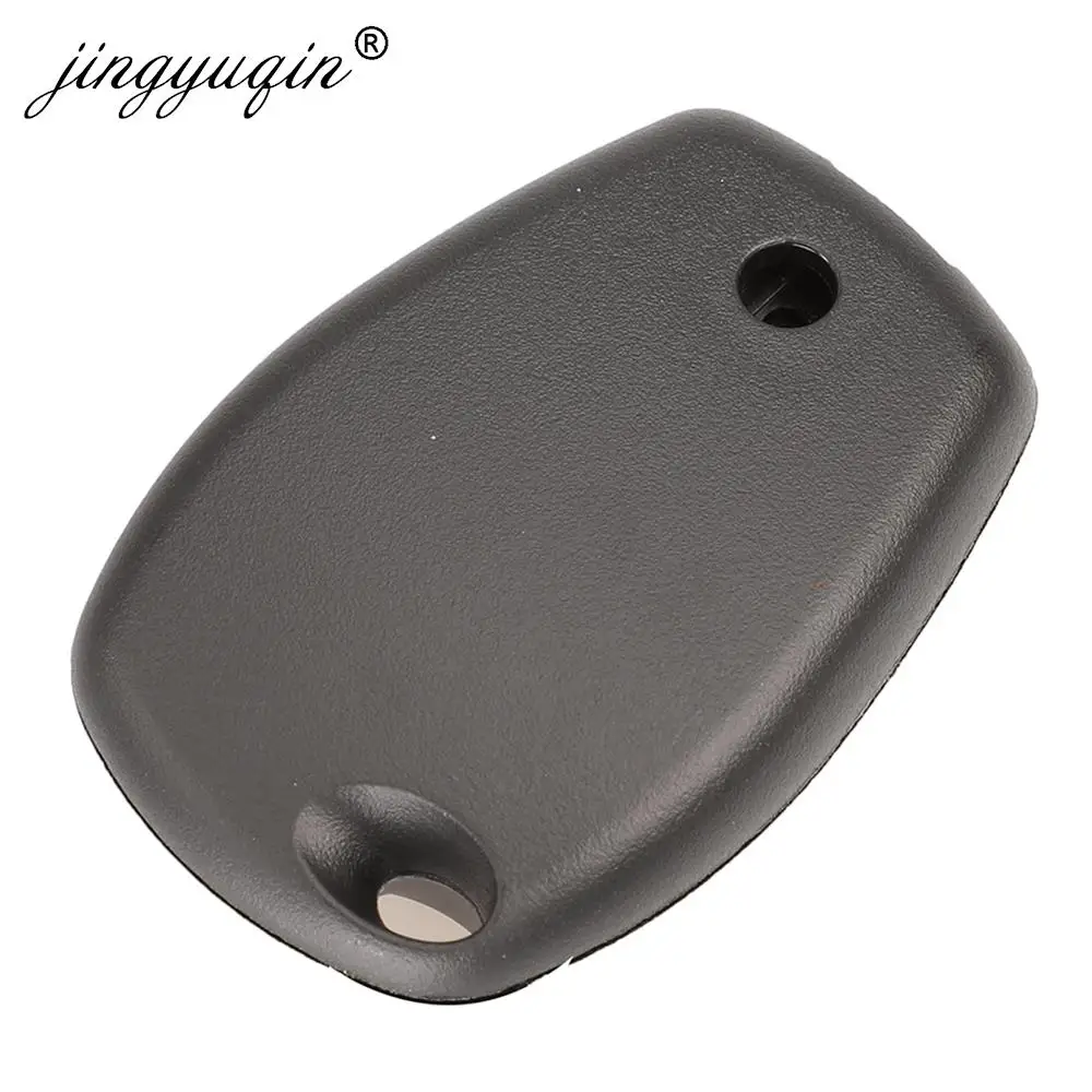 jingyuqin 30pcs/lot 2/3 Buttons Remote Key Shell Case For Renault Duster Logan Fluence Clio for Nissan Opel No blade