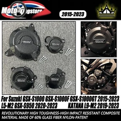 Dla GSX-S1000 Suzuki GSX-S1000F GSX-S1000GT 2015-2023 L5-M2 GSX-S950 2020-2023 KATANA L9-M2 2019-2023 okładka ochrona silnika