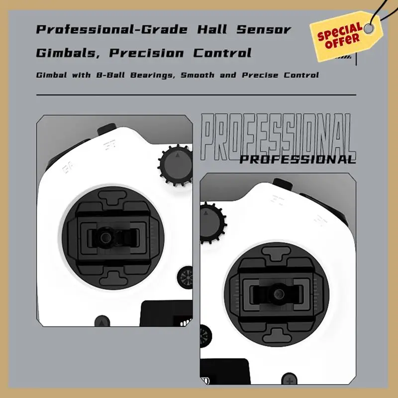 Стабильная производительность-умный пульт дистанционного управления TX, передатчик с цветным экраном, датчик Холла, подвески ELRS 2,4G, 100 МВт, 12 каналов для FPV RC Drone