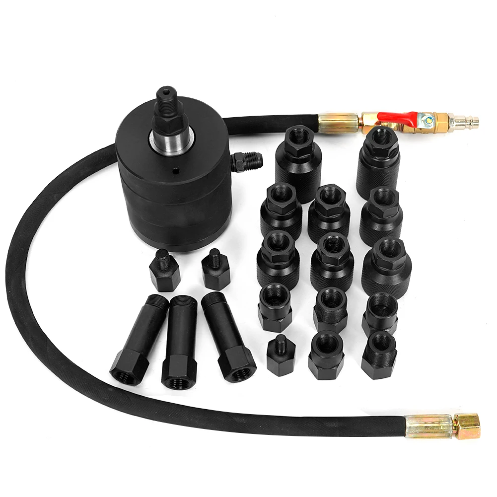 21pcs Common Rail Injector Pneumatic Puller Diesel Injector Removal Tool 1000Nm Extractor Fit For Benz Bosch Siemens