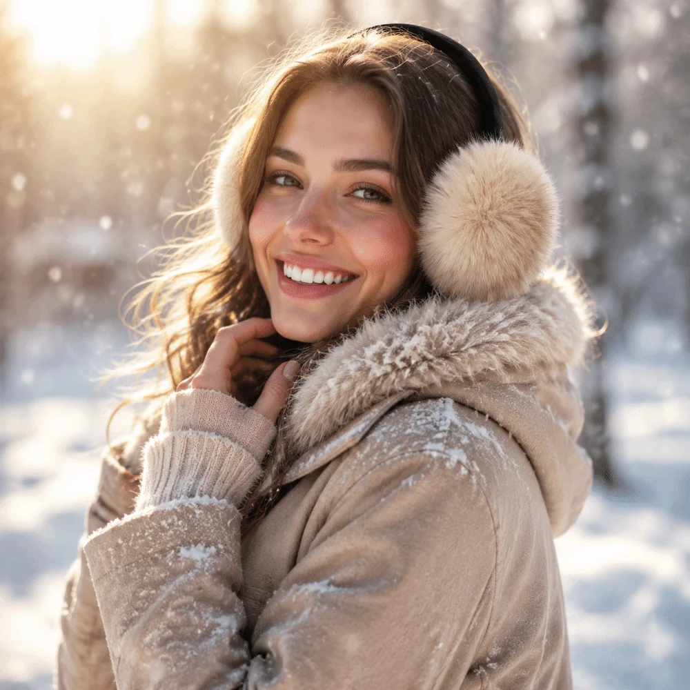 Fashion Warm Winter Earmuffs Faux Fur Soft Earmuffs Thickened Cold Protection Earflap Protection for Men Women