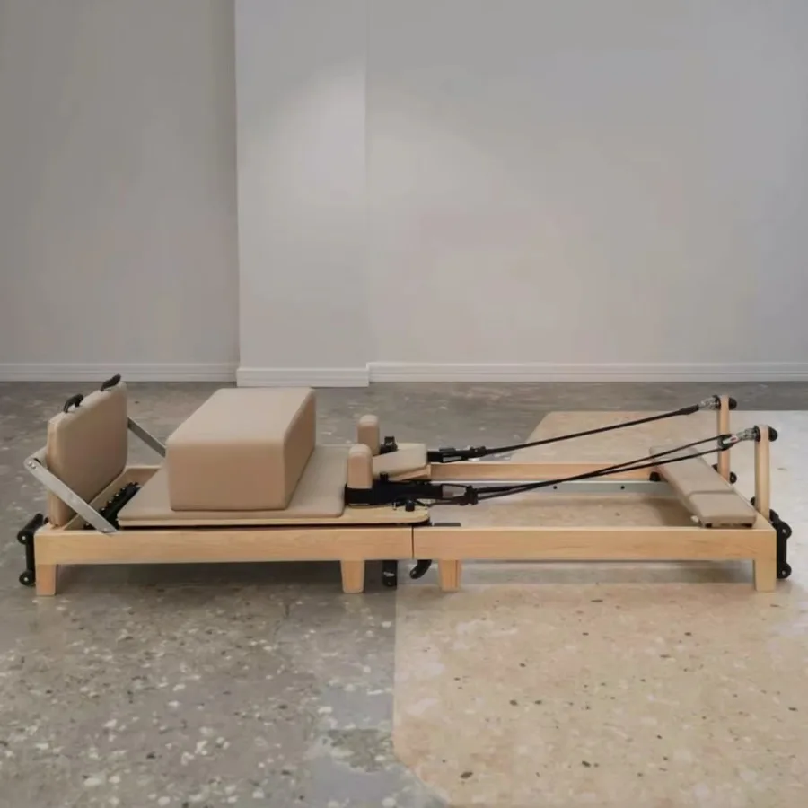 Yoga Body Building Equipment Premium Foldable Pilates Reformer Space Saving Pilates Folding Reformer pilates elevated reformer