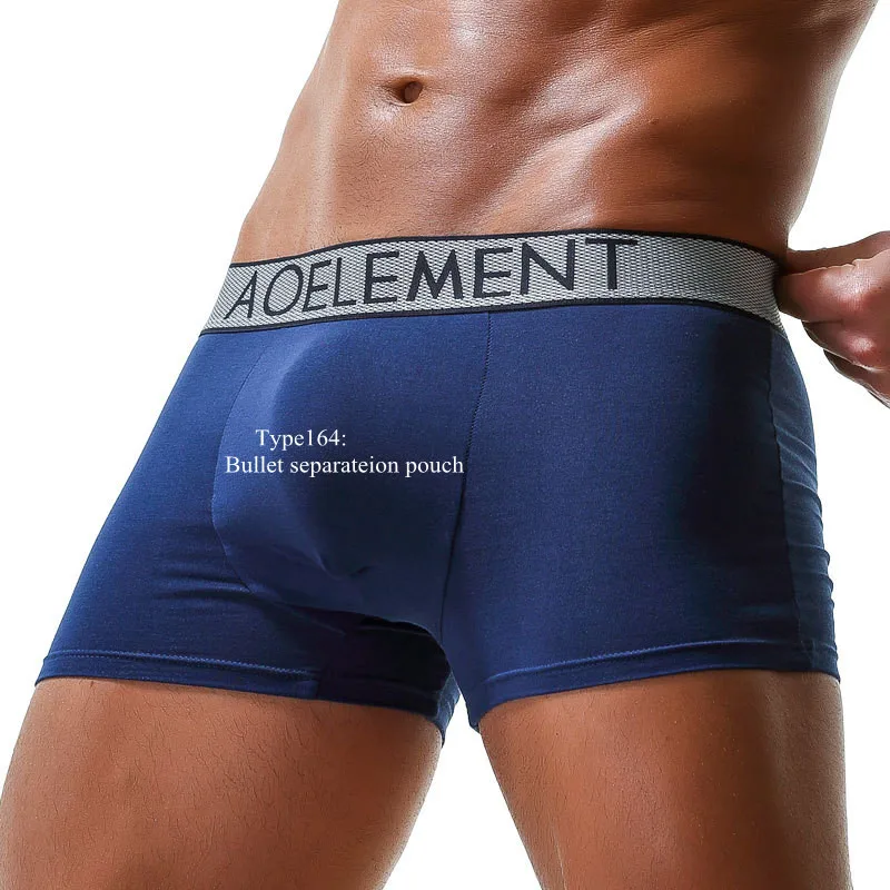 Sexy Mannen Ondergoed Modale Boxershorts Ademend Slipje Man Bullet Scheiding Pouch Onderbroek Mannelijke Trunks Cueca Calzoncillo