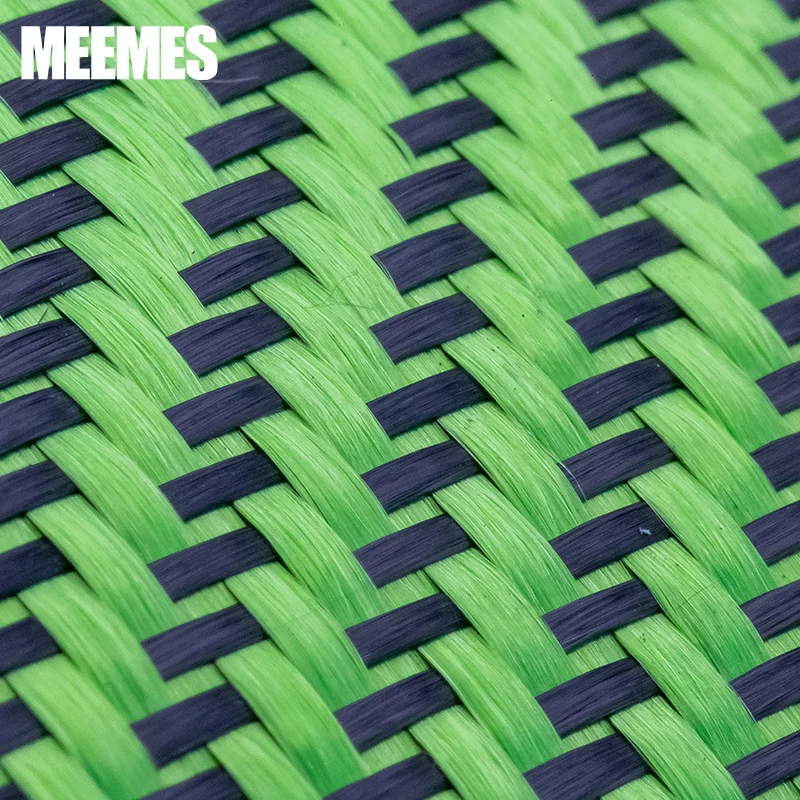 Carbon Fiber Fabric 3K Green Kevlar & Carbon Fiber Cloth Twill Weave Fibra De Carbono Kevlar Jacquard Lotes Use For DIY