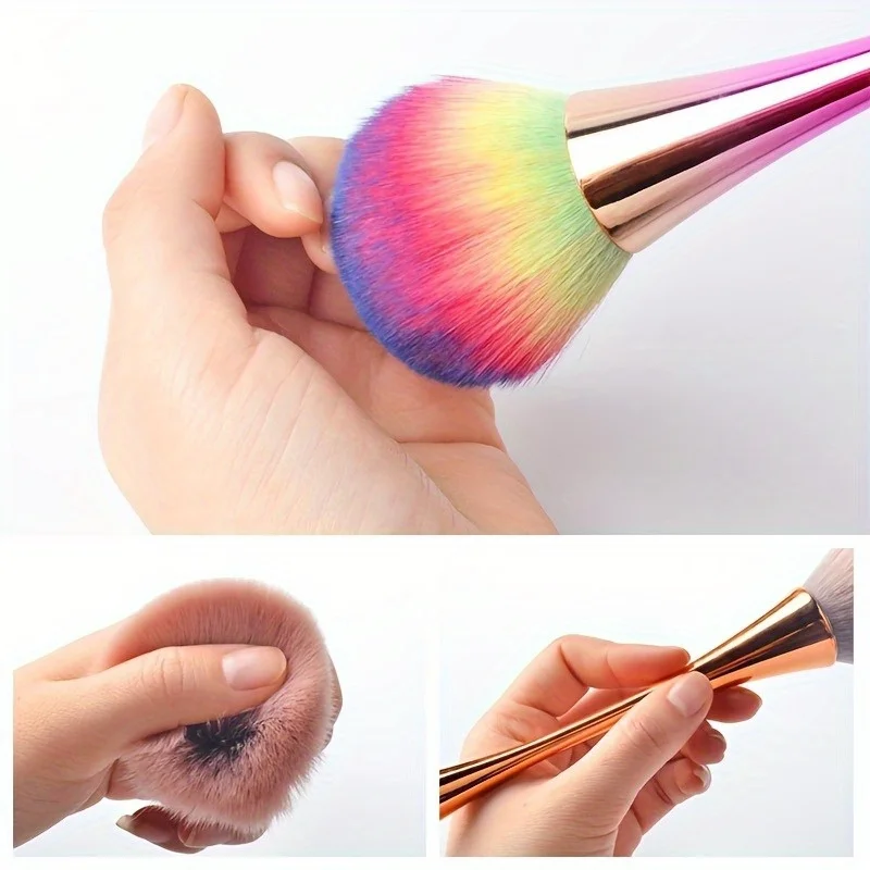 Nail Dust Brush, Small Waist Makeup Brush Internet Celebrity Brush Manicure Brush Nail Brushes, Dust Brushes, Blush Brushes