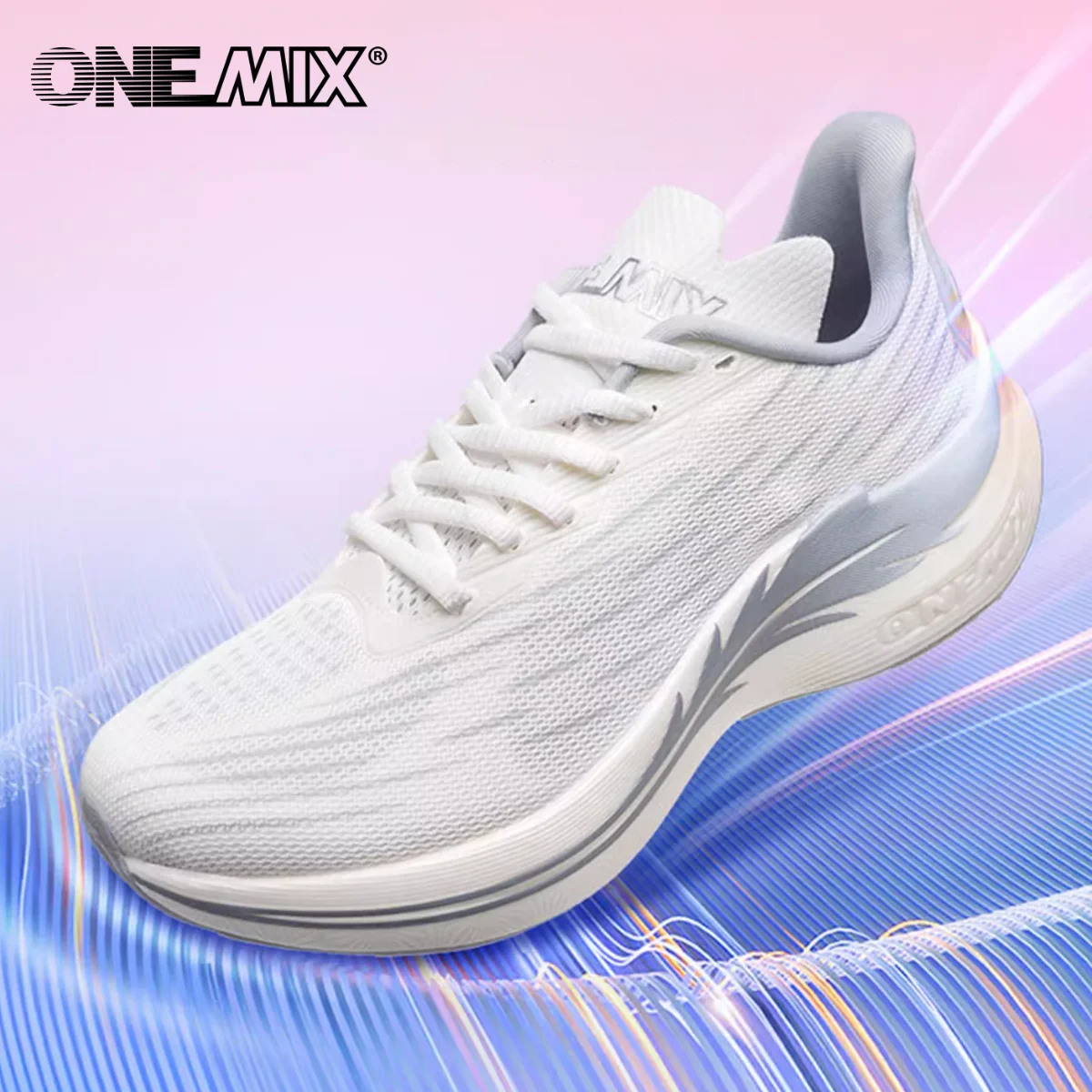 Onemix 2024 New Breathable Speed Running Shoes Men Marathon Sports Casual Women Sports Shoes Light Men Outdoor Jump Rope Fitness