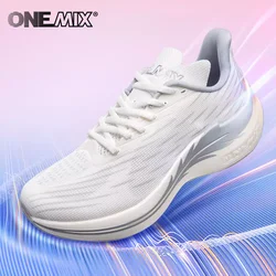 Onemix 2024, nowe, oddychające buty do biegania, męskie, maratonowe, sportowe, codzienne, damskie buty sportowe, lekkie, męskie, skakanka na świeżym powietrzu, Fitness