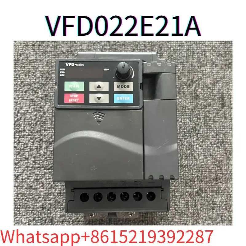 second-hand Original VFD022E21A inverter single-phase 220V 2.2K tested ok