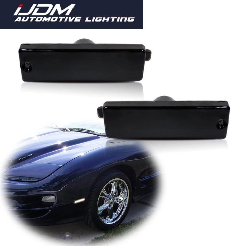 

Для Chevy Camaro 1993-2002 для Pontiac Firebird 1998-2002 автомобильные светодиодные фонари для крыльев, боковые габаритные огни, стояночные огни, фары дальнего света