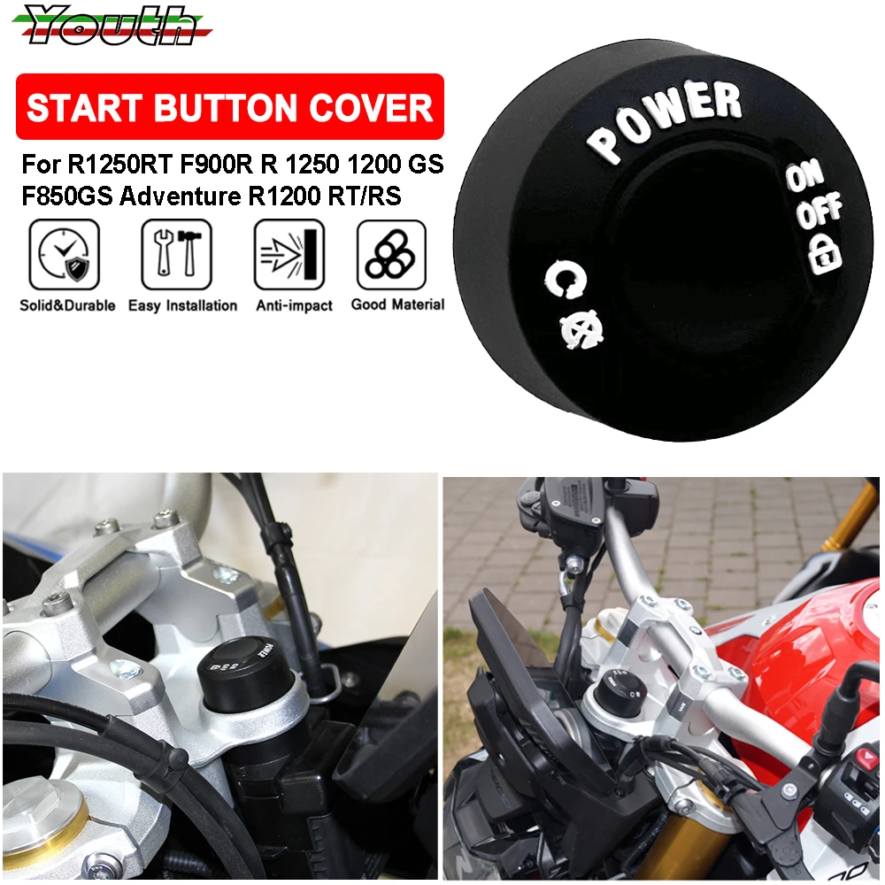 

Start Stop Button Protection Cover Starter Switch Cap For BMW R1250GS F900GS Adventure R1200GS LC R1200RT R1250RT F750GS F850GS