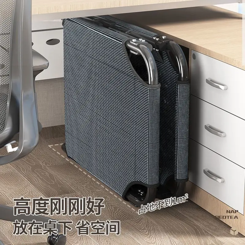 Two‑Fold Portable Folding Camping Cot Single Person Foldable Bed for Office Nap Home Indoor Outdoor Camping Travel Use