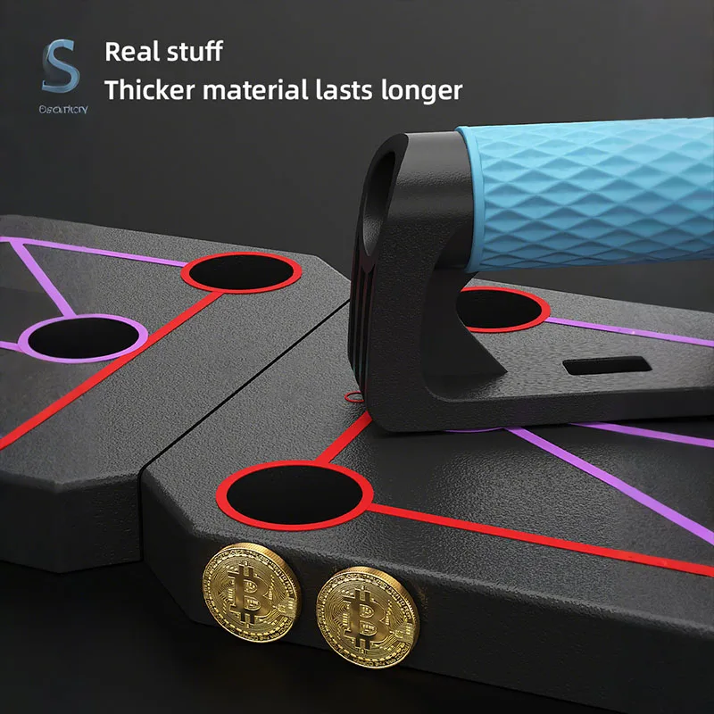Multi-Functional Push-Up Stand Training Board – Fitness Equipment for Chest & Abdominal Muscle Training, Assists with Planks gallery 5
