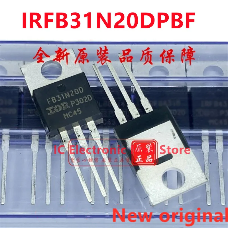 

10PCS 100% new imported original IRFB31N20DPBF B31N20D MOSFET IRFB31N20D TO-220 MOS field effect tube 31A 200V