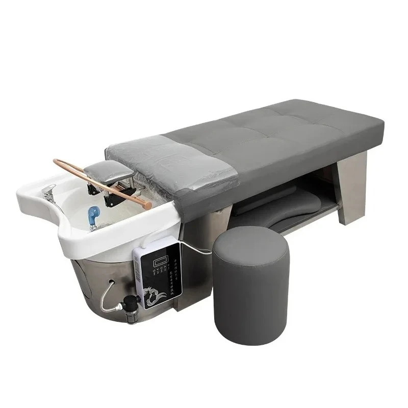 

Constant Temperature Water Circulation Shampoo Bed Full Lying Beauty Salon Fumigation Ear Picking Head Therapy Bed