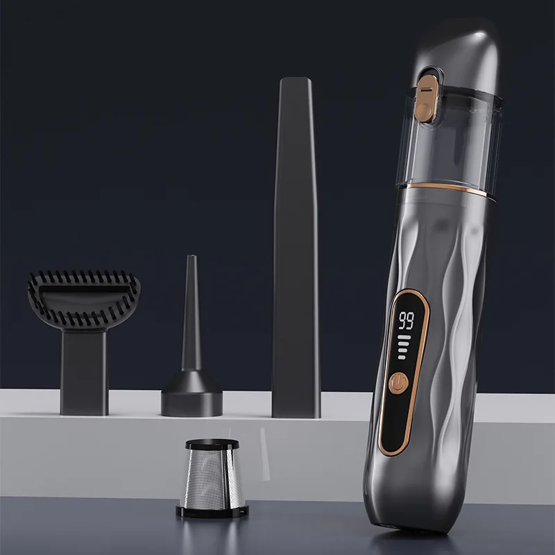 

Portable Handheld Vacuum Cleaner with Large Suction Brushless Motor USB Power for Car And Household Use