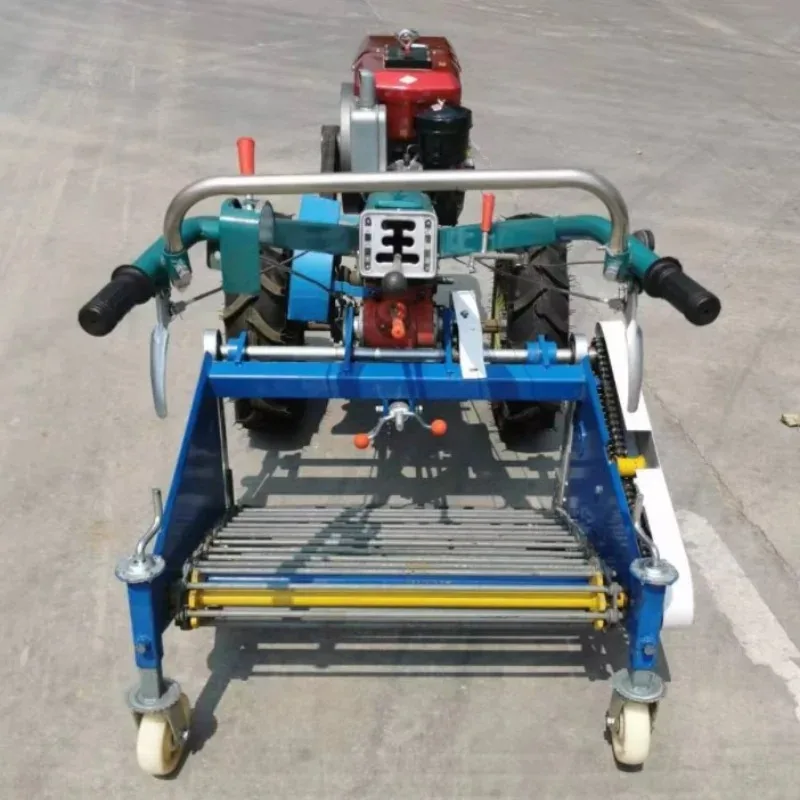 Récolteuse de pommes de terre à rangées/sélecteur de noix à chaîne agricole/paveuse de pommes de terre sucrées pour tracteur agricole avec machine à creuser