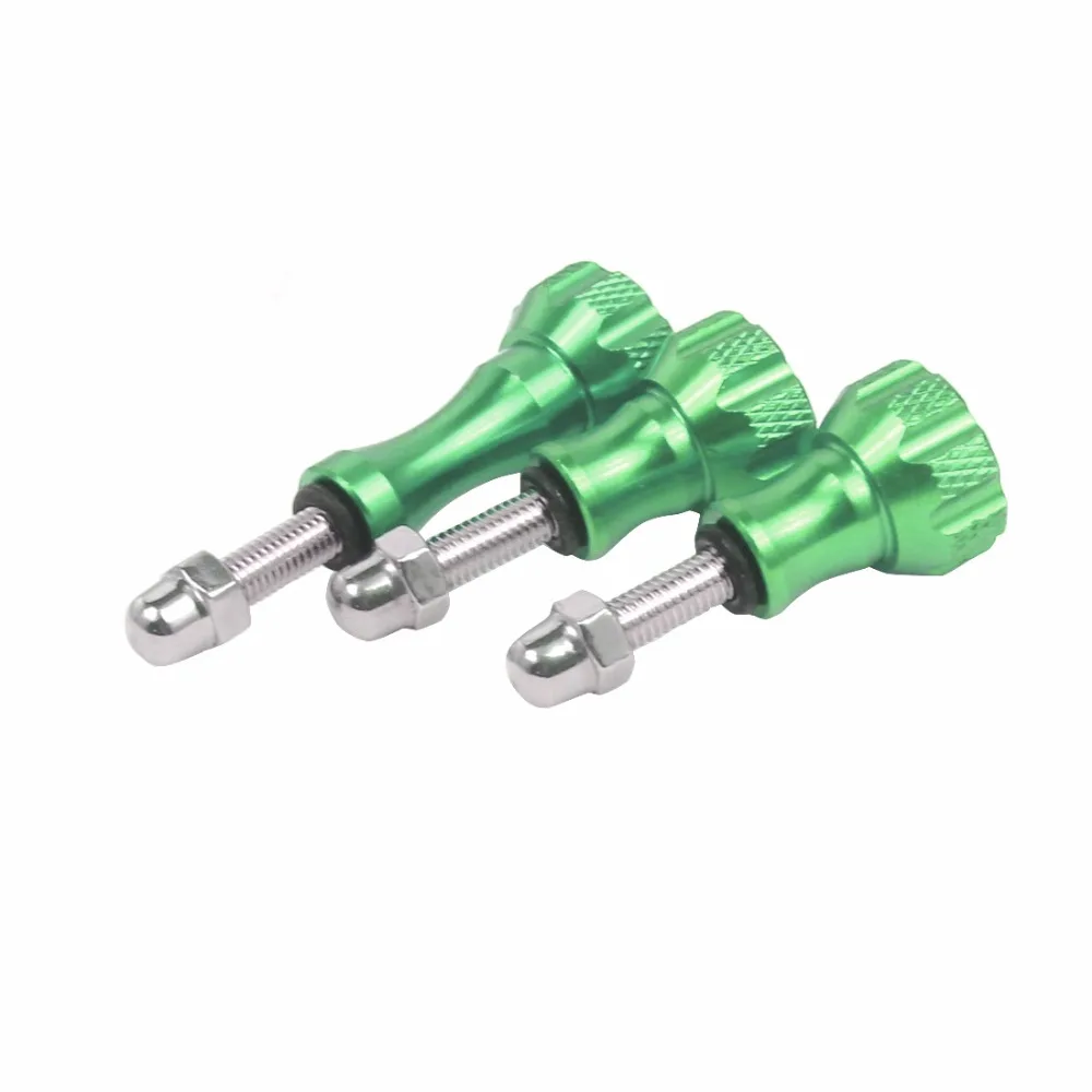 BGNing 1pack von 3pcs 1 Lange + 2 Kurze Bunte CNC Aluminium Bolt Mutter Schraube für GoPro Hero 7 6 5 3 + 4 SJ4000 EKEN YI 2 4K Montieren – Detail 32