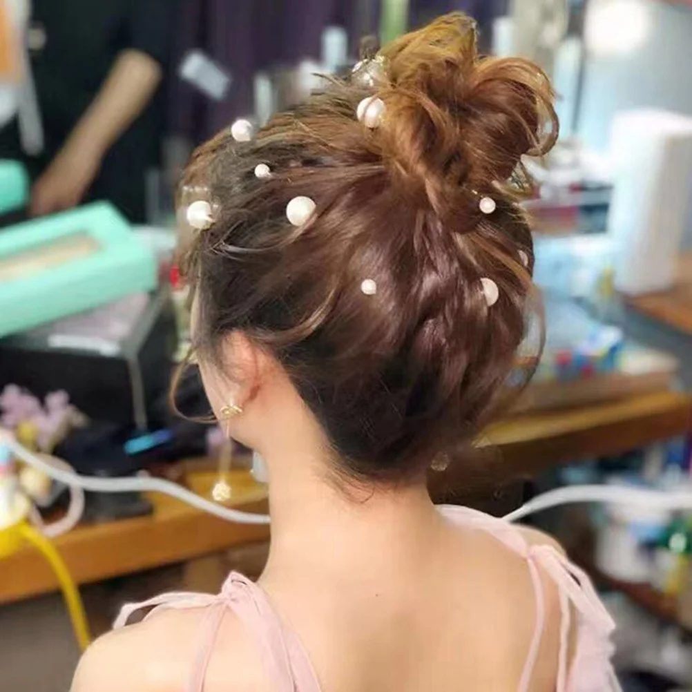 

20 шт., жемчужная заколка для волос U-образной формы, прочная заколка для волос для свадебной вечеринки, повседневная модная заколка для волос, аксессуары для женщин, женская заколка для волос